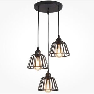 New Rustic Pendant Hanging Ceiling Light -3 Lights